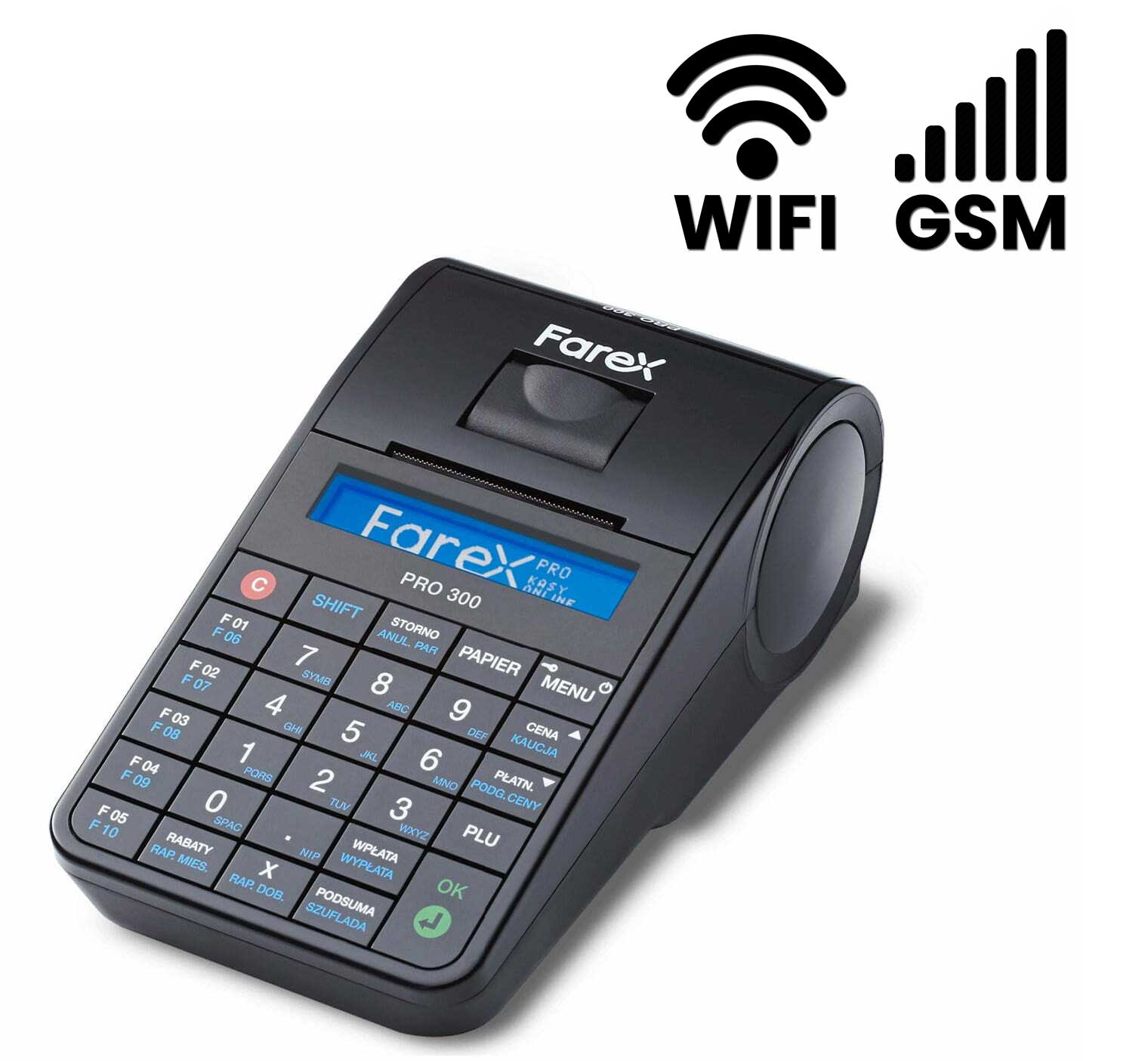 Kasa fiskalna Farex Pro 300 online WIFI GPRS